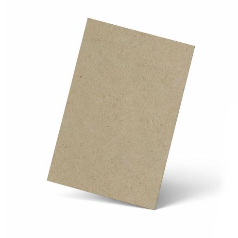 Karte - Einlegekarte DIN B6 220g/m² in kraft grau