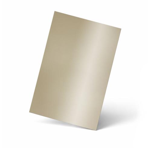 Karte - Einlegekarte DIN B6 250g/m² in metallic sand