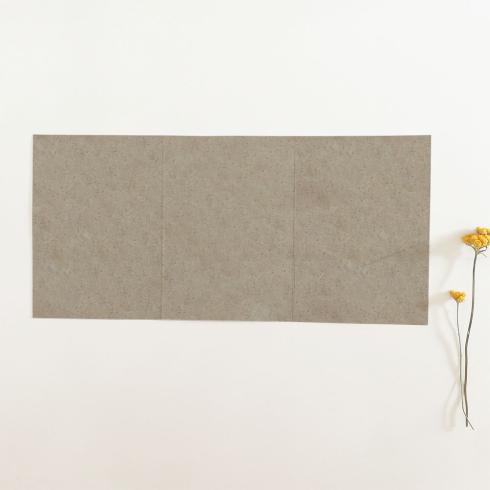Pocketfold-Karte B6 Tripple Recycling "Recycling Silphie" Basic Line