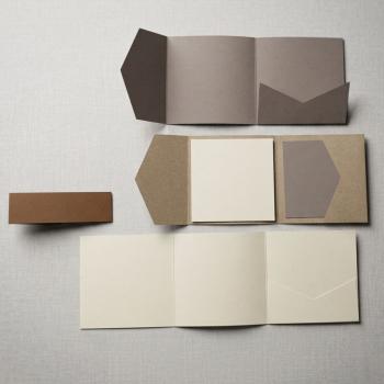 Musterpaket Pocketfold-Karten 15x15cm quer