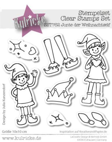 Kulricke Stempel "Jonte der Weihnachtself" Clear Stamp