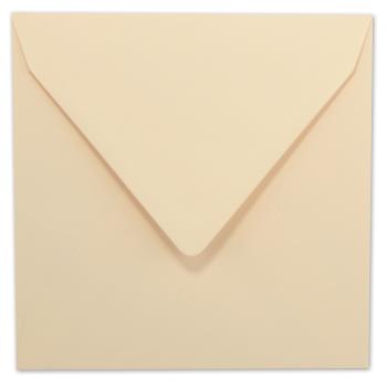 Briefumschlag quadratisch 16x16cm in creme
