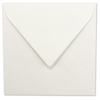 Briefumschlag quadratisch 16x16cm in elfenbein