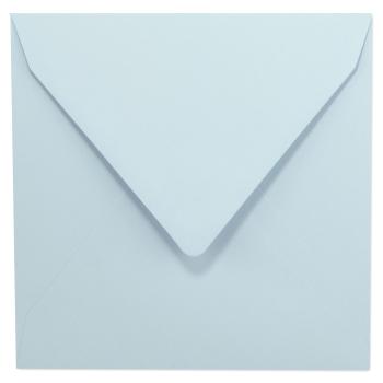 Briefumschlag quadratisch 16x16cm in hellblau
