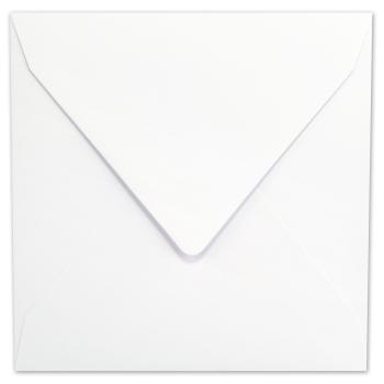 Briefumschlag quadratisch 16x16cm in weiss