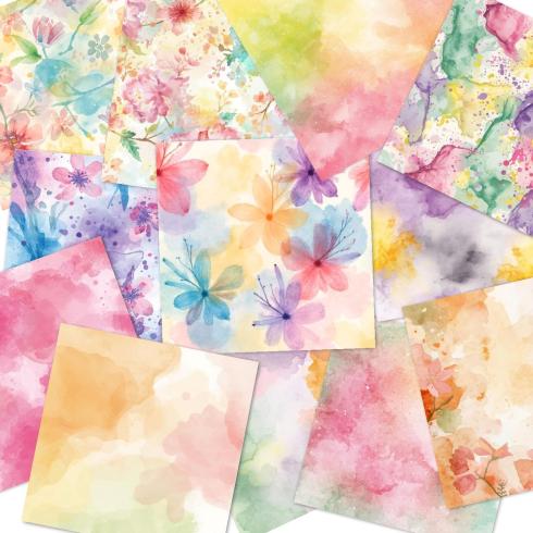 Preview: LaCreativ - Designpapier "Bunter Ostergruß" Paper Pack 6x6" - 24 Bogen