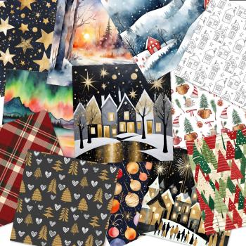 Preview: LaCreativ - Designpapier "Wintermix 2024" Paper Pack 6x6" - 24 Bogen
