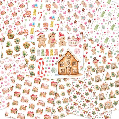 Preview: LaCreativ - Designpapier "Lebkuchenschmaus" Paper Pack 6x6" - 24 Bogen