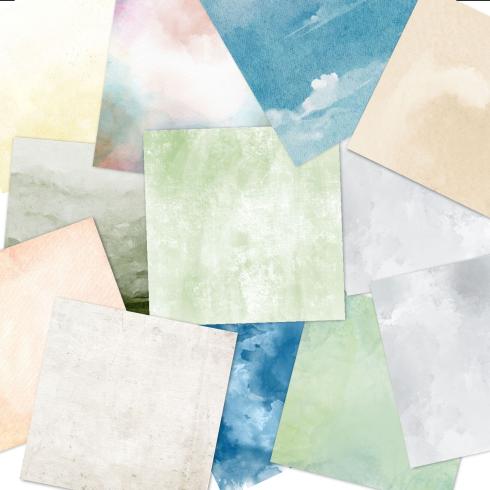LaCreativ - Designpapier "Sanfte Naturträume" Paper Pack 6x6" - 24 Bogen