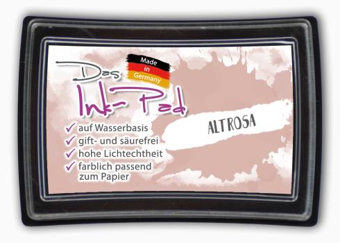 Das Ink-Pad - Stempelkissen 6 x 3,5cm altrosa