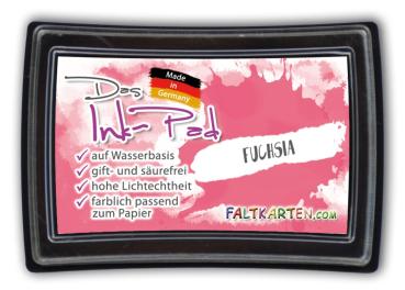 Das Ink-Pad - Stempelkissen 6 x 3,5cm fuchsia