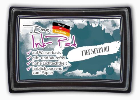 Das Ink-Pad - Stempelkissen 6 x 3,5cm tiefseeblau