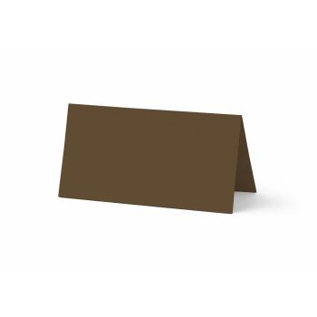 Tischkarte - Platzkarte 9 x 5 cm 220g/m² in braun