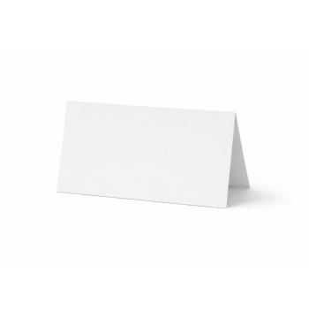 Tischkarte - Platzkarte 9 x 5 cm 220g/m² in puderweiss