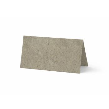 Tischkarte - Platzkarte 9 x 5 cm 250g/m² in recycling silphie