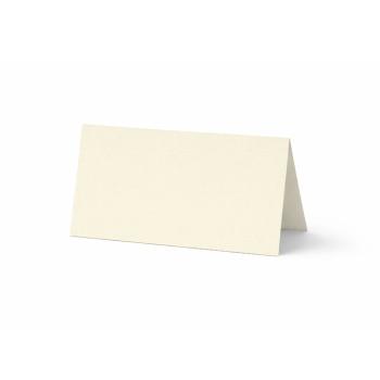 Tischkarte - Platzkarte 9 x 5 cm 220g/m² in struktur naturell