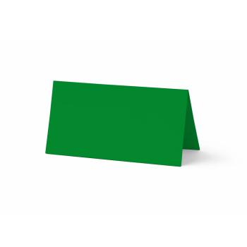 Tischkarte - Platzkarte 9 x 5 cm 240g/m² in weihnachtsgrün