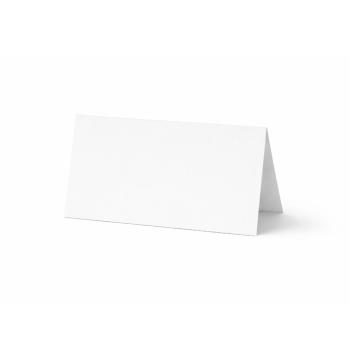 Tischkarte - Platzkarte 9 x 5 cm 240g/m² in weiss