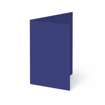 Trippelkarte - Leporello 210g/m² DIN B6 3-Fach in struktur dunkelviolett