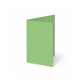 Trippelkarte - Leporello 240g/m² DIN A6 3-Fach in pistazie