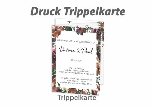 Druck - Trippelkarte