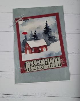 Preview: Kulricke Stanzschablone "Gesegnete Weihnachten" Craft Die 