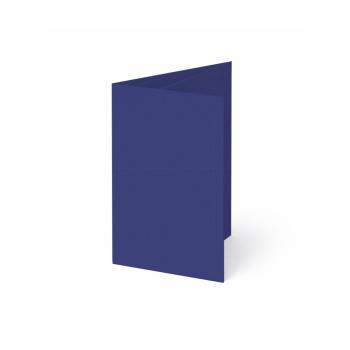 Trippelkarte - Leporello 210g/m² DIN A6 3-Fach in struktur dunkelviolett