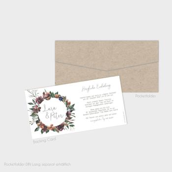 Preview: Backing-Card "Her Flowers" 19,5x10