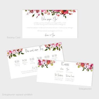 Einlegekarten-Bundle "Blush Pink" DIN Lang | 2