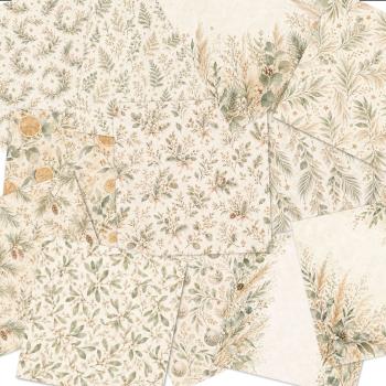 Preview: LaCreativ - Designpapier "Zarte Winterzweige" Paper Pack 6x6" - 24 Bogen