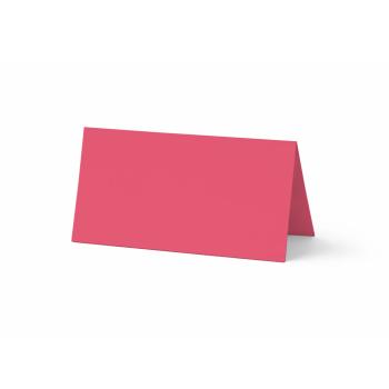 Tischkarte - Platzkarte 9 x 5 cm 240g/m² in fuchsia