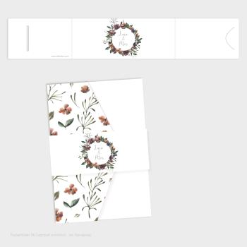 Banderole "Her Flowers" zu B6 Pocketfold