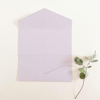 Pocketfold-Karte DIN Lang Struktur-Karton "Struktur Zartrose" Basic Line