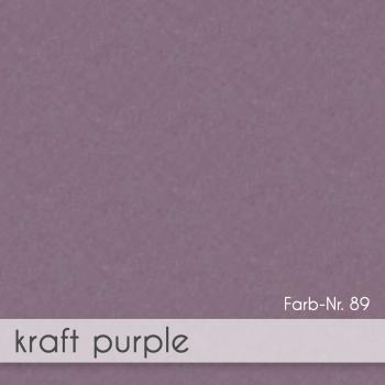 Passepartoutkarte oval 3-Fach DIN A6 in kraft purple