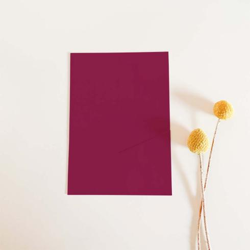 Simple-Pocket-Karte B6 Struktur-Karton "Struktur Brombeere"