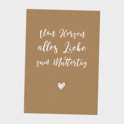 Preview: Spruchposter "Kraft Weiß" | Geschenkidee | Personalisiert  | Muttertag | Wanddeko