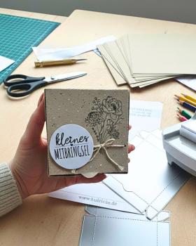 Preview: Kulricke Stanzschablone "Pizza Box XL" Craft Die | Boxenstanze | Stanze