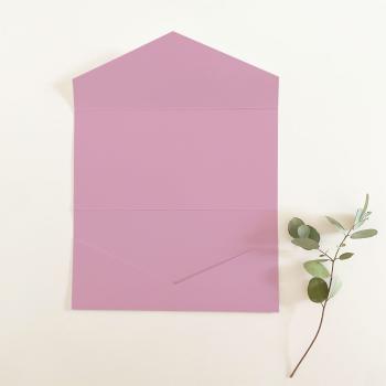 Pocketfold-Karte DIN Lang Struktur-Karton "Struktur Flieder" Basic Line