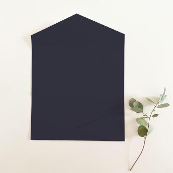 Pocketfold-Karte DIN Lang Premium-Karton "Nachtblau" Basic Line