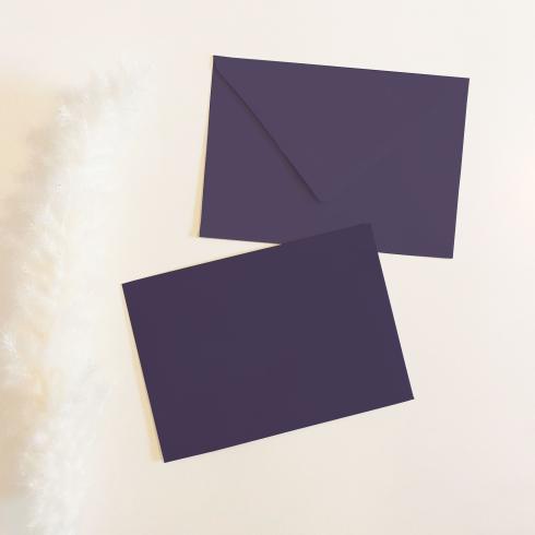 Preview: Briefumschlag DIN C6 120g/m² oF Nassklebung in aubergine