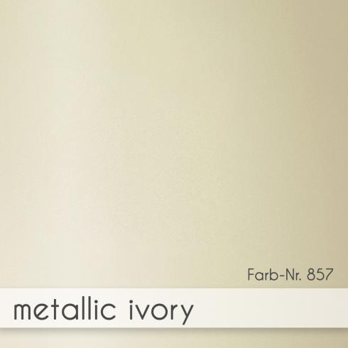 Karte - Einlegekarte 15x15 cm 250g/m² in metallic ivory