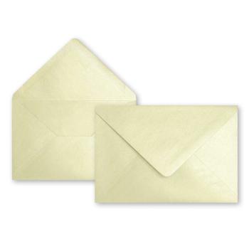 Briefumschlag DIN C6 100g/m² oF Nassklebung in perl-vanille
