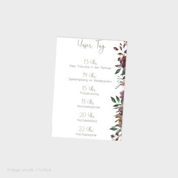 Pocketfold Einladung "Her Flowers" B6