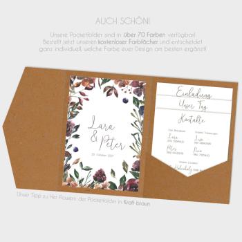 Preview: Einlegekarten-Bundle "Her Flowers" B6 