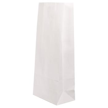 Rayher Papier-Blockbodenbeutel, weiß, 10x24x6cm, 80g/m², SB-Btl. 25Stück 