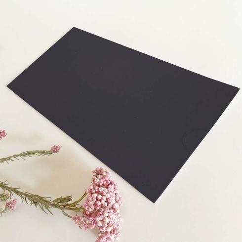 Einstecktasche DIN Lang Recycling-Karton "Kraft Saphirblau" 