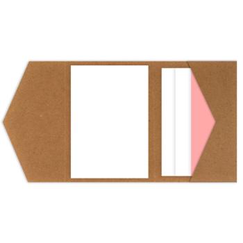 Einlegekarte blanko 15x6cm quer beidseitig (eigenes Design)