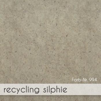 Preview: Passepartoutkarte rechteck 3-Fach DIN B6 in recycling silphie
