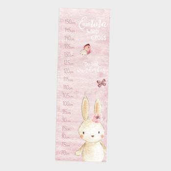 Preview: Messleiste "Hase" | Messlatte | Geschenkidee | Personalisiertes Geschenk | Kinderzimmerdeko