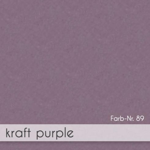 Passepartoutkarte rechteck 3-Fach DIN A6 in kraft purple